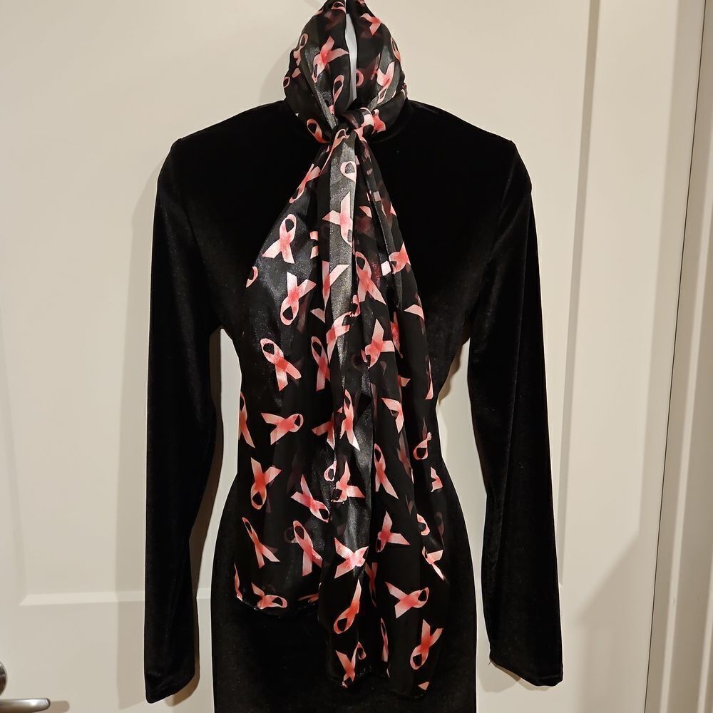 Breast Cancer Awareness Scarf - Picture 4 of 5